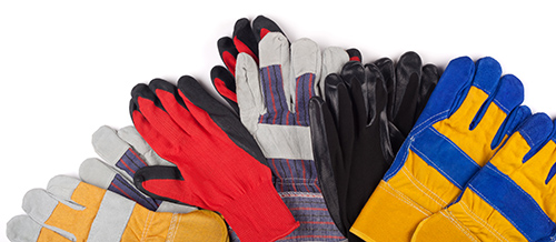 A Range of Glove Materials